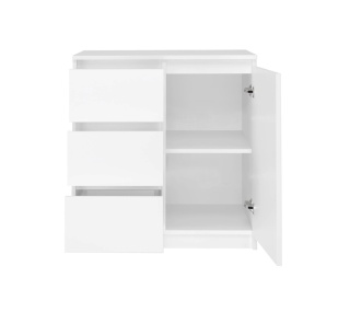 Komoda biała 80 cm KOM-910-BIEL-MAT