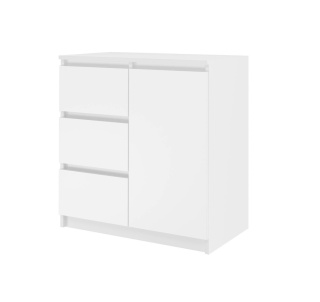Komoda biała 80 cm KOM-910-BIEL-MAT