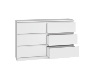 Komoda biała głębokość 30 cm KOM-904-BIEL-MAT