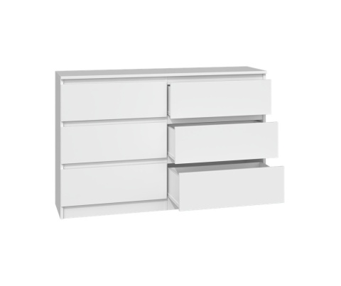 Komoda biała głębokość 30 cm KOM-904-BIEL-MAT