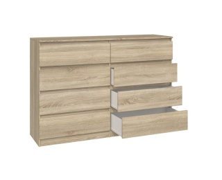 Komoda duża 140 cm dąb sonoma KOM-908-SON