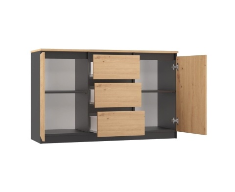 Komoda na ciuchy 120cm KOM-912-ANT-ART-BA