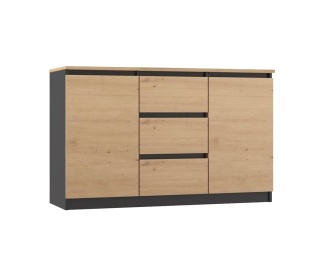 Komoda na ciuchy 120cm KOM-912-ANT-ART-BA