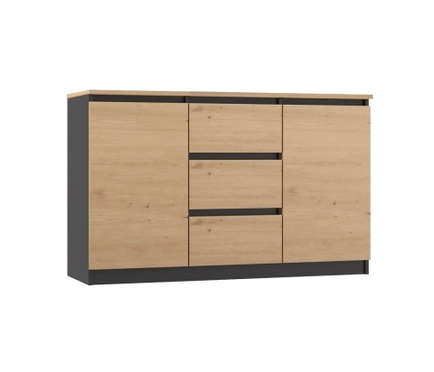 Komoda na ciuchy 120cm KOM-912-ANT-ART-BA