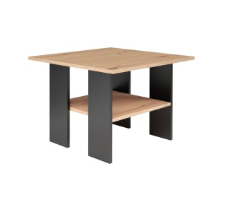 Ława kwadratowa stolik STOL-810-ART-CZERN