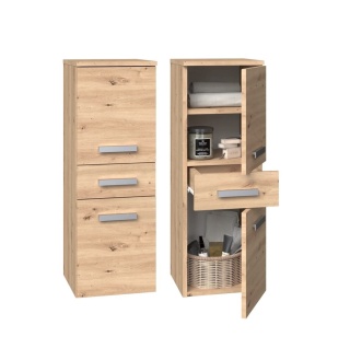 Mała szafka łazienkowa dąb artisan LAZ-1318-ART