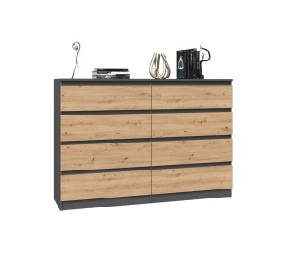 Nowoczesna komoda 140cm KOM-908-ANT-ART