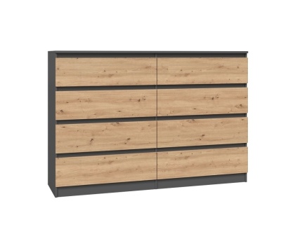 Nowoczesna komoda 140cm KOM-908-ANT-ART