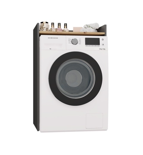 Półka na pralkę antracyt - dąb artisan LAZ-1301-ANT-ART