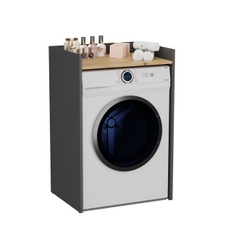 Półka na pralkę antracyt - dąb artisan LAZ-1301-ANT-ART