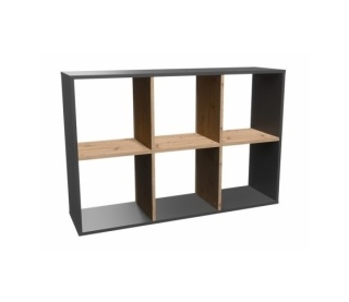 Regał bez pleców komorowy RE-1408-ANT-ART