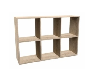 Regał dwustronny sonoma RE-1408-SON