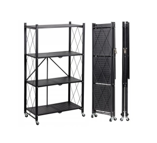 Regał kuchenny na kółkach RE-1416-CZERN