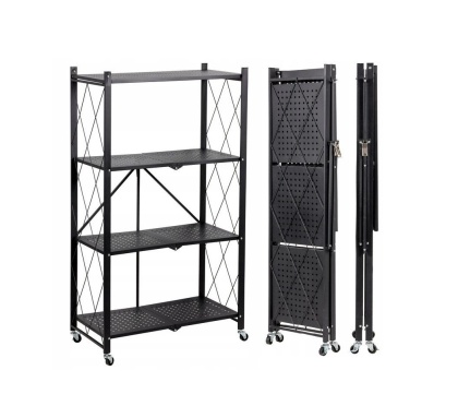 Regał kuchenny na kółkach RE-1416-CZERN