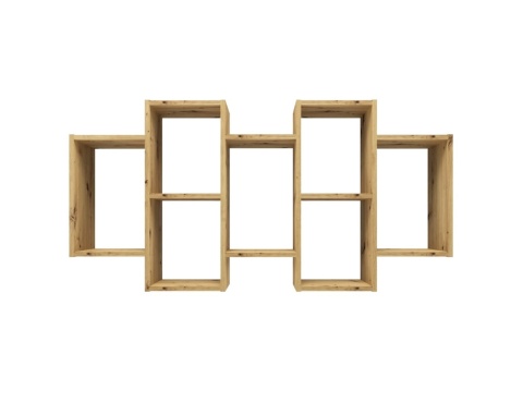 Regał na ścianę wiszący dąb artisan POL-1104-ART