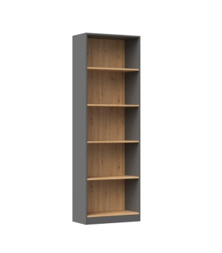 Regał otwarty 60cm antracyt - artisan RE-1403-ANT-ART