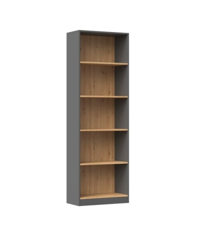 Regał otwarty 60cm antracyt - artisan RE-1403-ANT-ART