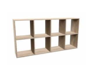 Regał wolnostojący dąb sonoma RE-1409-SON