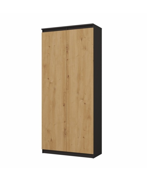 Regał zamknięty z półkami RE-1412-ANT-ART