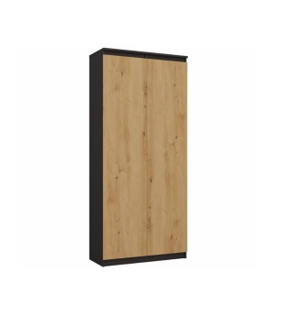 Regał zamknięty z półkami RE-1412-ANT-ART