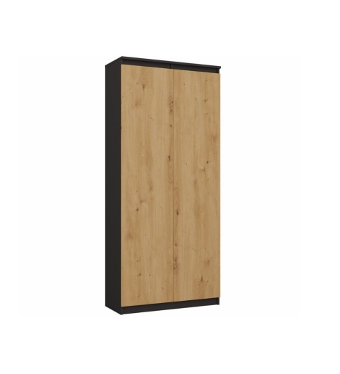 Regał zamknięty z półkami RE-1412-ANT-ART