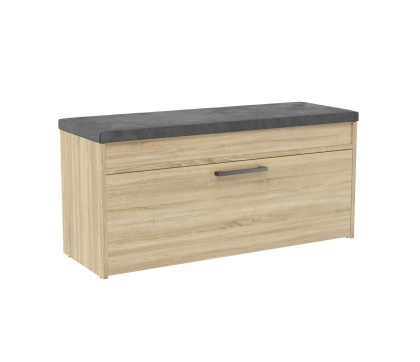 Siedzisko z szafką na buty dąb sonoma BUT-206-SON