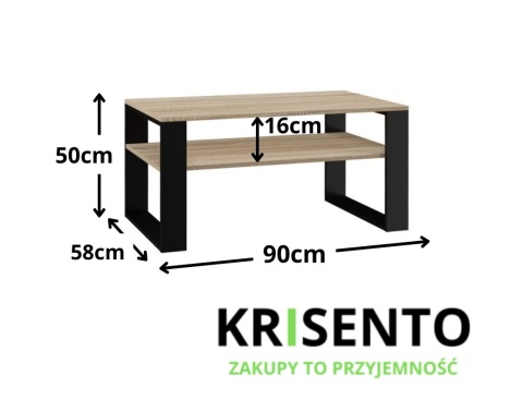 Stolik do sofy STOL-803-SON-CZERN