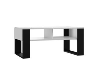 Stolik kawowy loftowy STOL-804-BIEL-CZERN