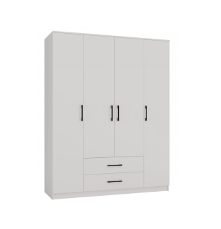 Szafa 4 drzwiowa SZAF-1006-BIEL-MAT