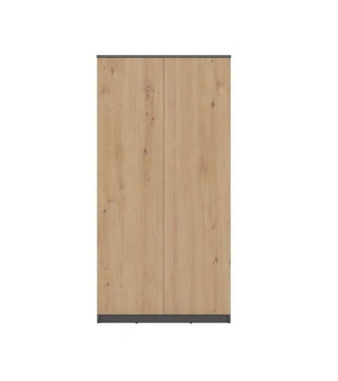 Szafa 90 cm antracyt - dąb artisan SZAF-1002-ANT-ART