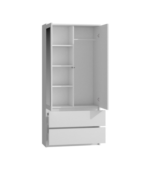 Szafa do wiatrołapu 50x90x180 cm SZAF-1009-BIEL-MAT