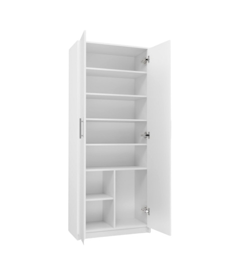 Szafa regał zamknięty RE-1427-BIEL-MAT