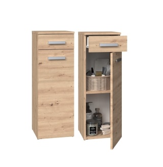 Szafeczka do łazienki dąb artisan LAZ-1317-ART