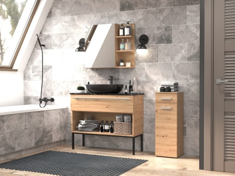 Szafeczka do łazienki dąb artisan LAZ-1317-ART