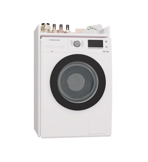 Szafka do schowania pralki LAZ-1301-BIEL-MAT