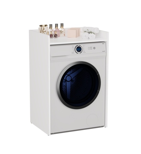 Szafka do schowania pralki LAZ-1301-BIEL-MAT