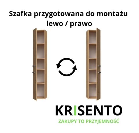 Szafka łazienkowa głębokość 30 cm LAZ-1314-ART