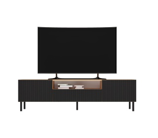Szafka pod telewizor 160 cm RTV-507-ART-CZERN