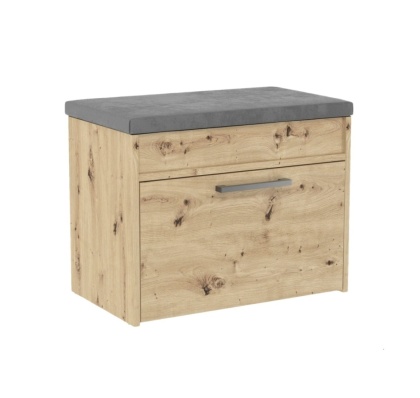 Szafka z siedziskiem dąb artisan BUT-208-ART