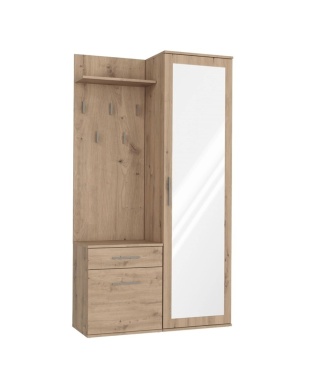 Zestaw mebli do przedpokoju dąb artisan GAR-104-ART
