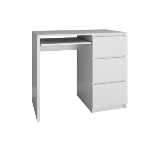 Biurko 100x50 cm biały mat BIUR-707-BIEL-MAT-P