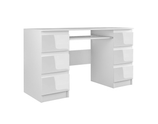 Biurko białe połysk BIUR-705-BIEL-POŁ