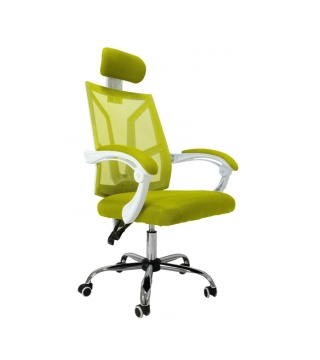 FOTEL BIUROWY KRZESŁO OBROTOWE ERGONOMICZNE ZIELEŃ