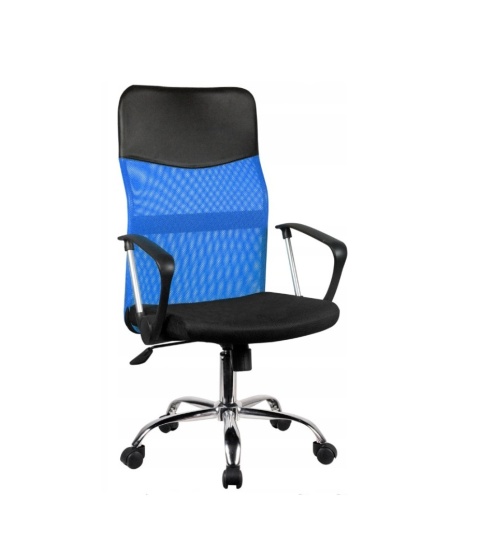 Fotel biurowy niebieski FOT-403-NIEB