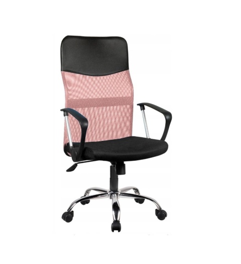 Fotel do biurka różowy FOT-403-ROZ