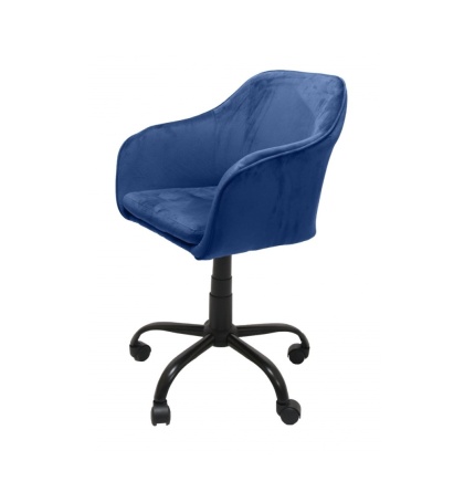 Fotel welurowy granatowy FOT-411-GRAN