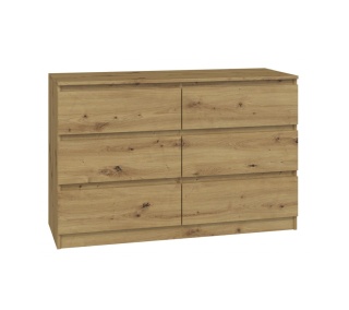 Komoda 120x40 cm dąb artisan KOM-905-ART