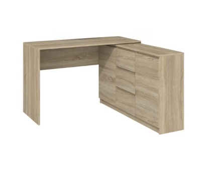 Komoda z biurkiem dąb sonoma BIUR-703-SON