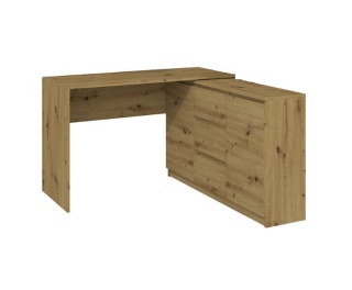 Komoda z wysuwanym biurkiem dąb artisan BIUR-703-ART