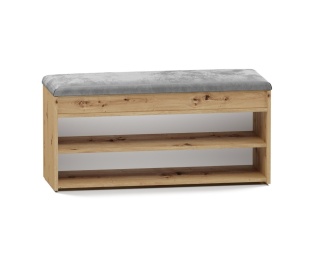 Nowoczesna szafka na buty z siedziskiem BUT-207-ART